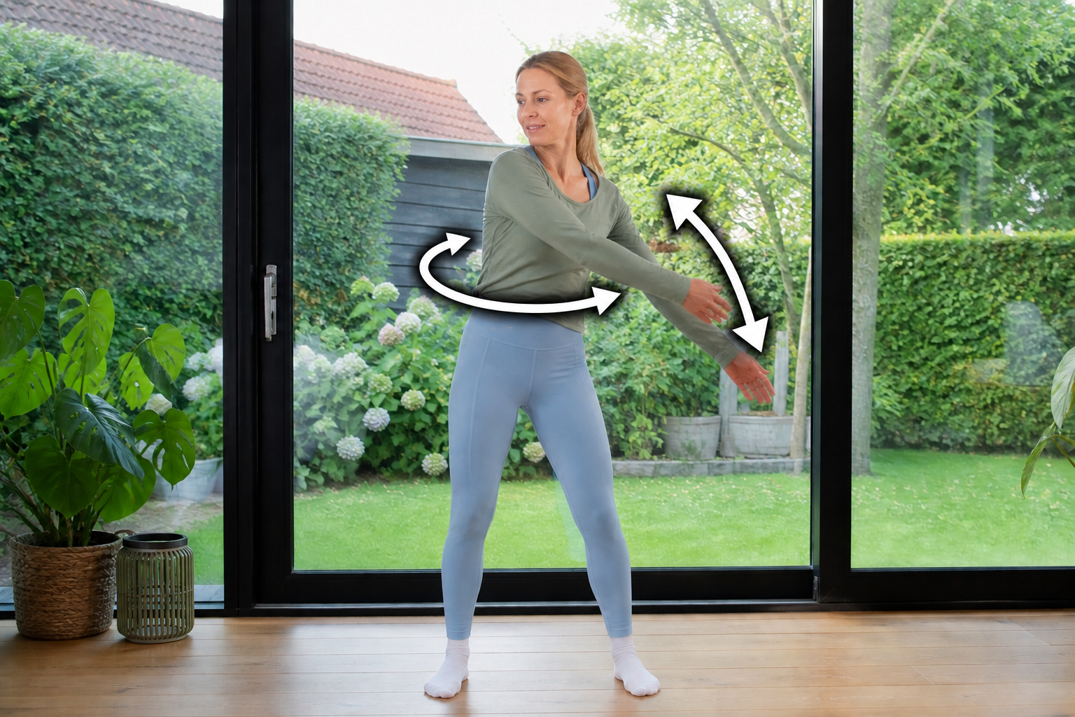 Qigong arm swings