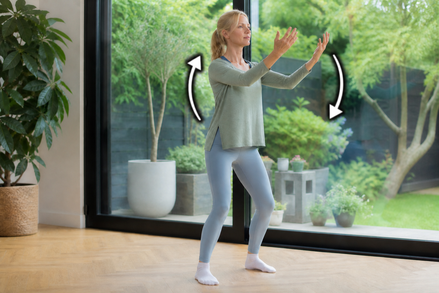 Qigong gathering movement